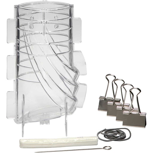 [CR79#219] Kaarsen gietvorm, Kunst 2, afm 170x50 mm, 1 stuk