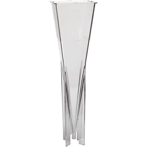 [CR79#224] Kaarsen gietvorm, Pyramide, afm 228x60 mm, 1 stuk