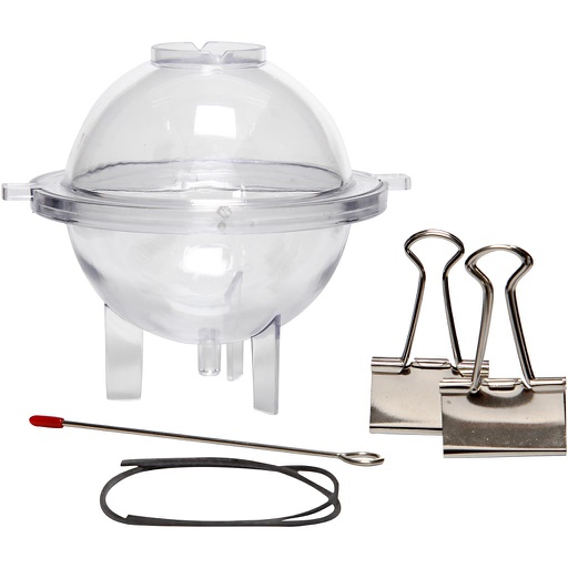 [CR79#230] Kaarsen gietvorm, Kogel, d: 80 mm, 1 stuk