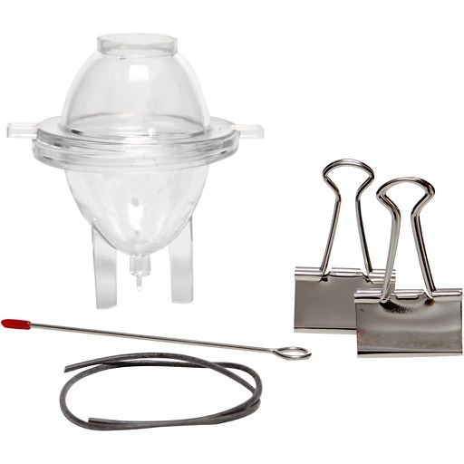 [CR79#248] Moule pour bougie, Oeuf, H: 65 mm, d: 47 mm, 1 pièce