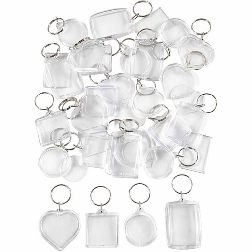 [CR99479] Sleutelhanger, afm 40-70mm, 100 stuks