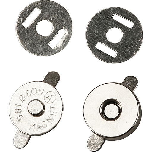 [CR41388] Fermoirs magnétiques, d 18 mm, 25 pièces/ 1 Pq.