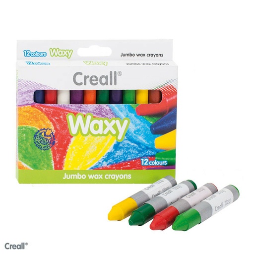 [WO8340] Waskrijt Creall, 12 stuks - Kleurassortiment