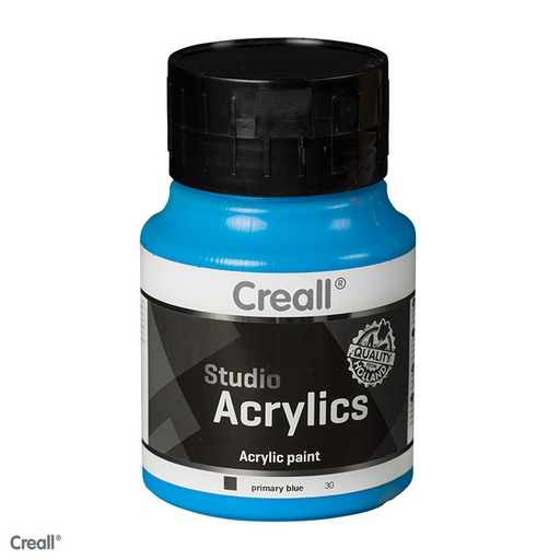 [0064#30] Creall Studio Acrylics acrylverf 500ml Primair Blauw