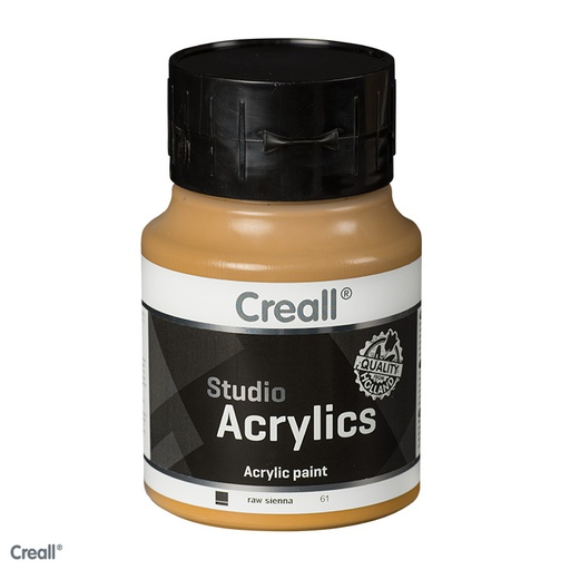 [0064#61] Creall Studio Acrylics  500ml Sienne Naturelle