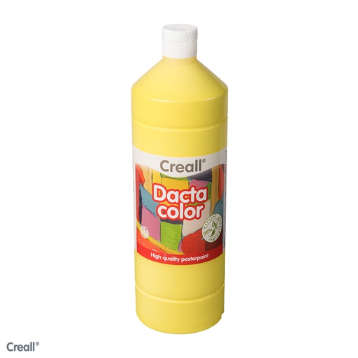 [8091#01] Creall Dactacolor, plakkaatverf, 1000ml, lichtgeel