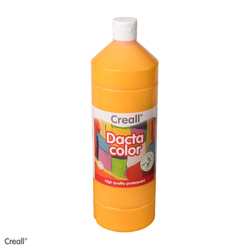 [8091#03] Creall Dactacolor, plakkaatverf, 1000ml, donkergeel