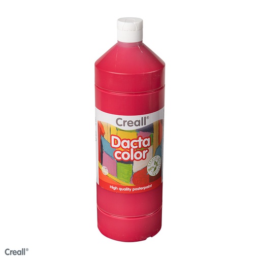 [8091#05] Creall Dactacolor, plakkaatverf, 1000ml, lichtrood