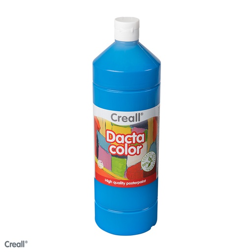[8091#10] Creall Dactacolor, plakkaatverf, 1000ml, primair blauw