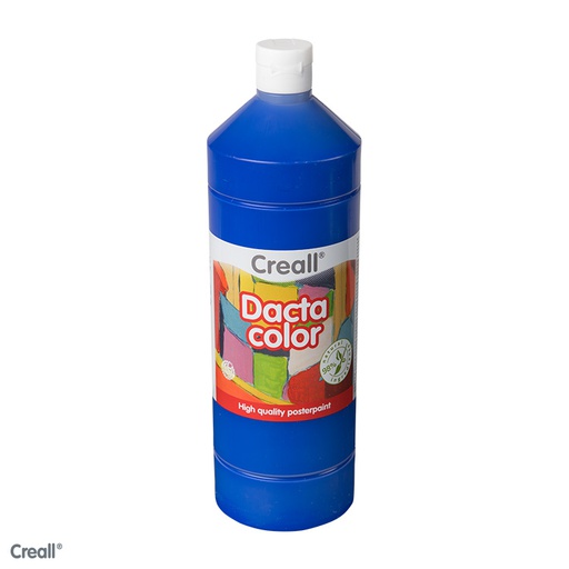 [8091#12] Creall Dactacolor, plakkaatverf, 1000ml, koningsblauw