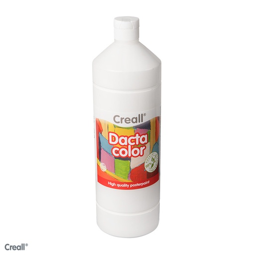 [8091#21] Creall Dactacolor, plakkaatverf, 1000ml, wit