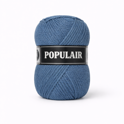 [PO34#31] Laine acrylique Populair 20 x 50gr. bleu pétrole (31)