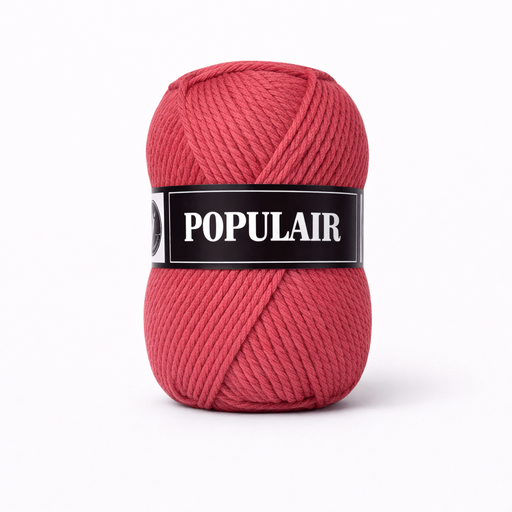 [PO34#76] Laine acrylique Populair 20 x 50gr. rose (76)