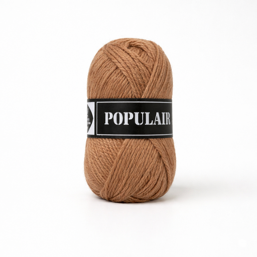 [PO34#09] Laine acrylique Populair 20 x 50gr. sable (09)