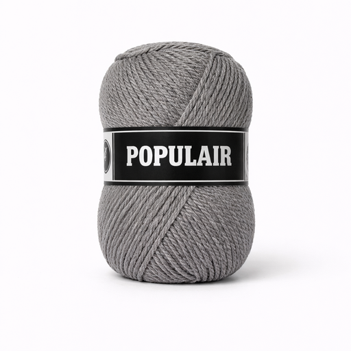 [PO34#54] Laine acrylique Populair 20 x 50gr. gris (54)