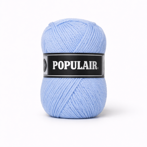 [PO34#03] Laine acrylique Populair 20 x 50gr. bleu ciel (03)