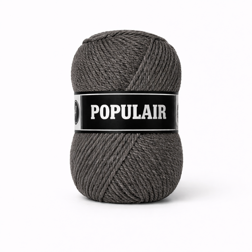 [PO34#50] Laine acrylique Populair 20 x 50gr. gris foncé (50)