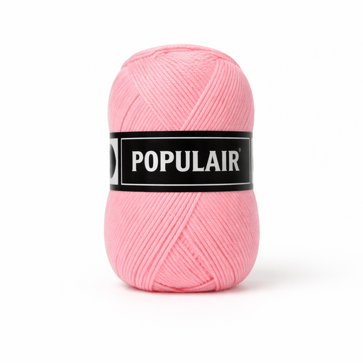 [PO34#19] Laine acrylique Populair 20 x 50gr. rose bébé (19)