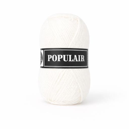[PO34#01] Acrylwol Populair 20 x 50gr. wit (01)
