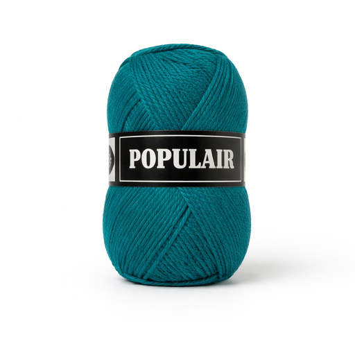 [PO34#13] Laine acrylique Populair 20 x 50gr. turquoise (13)