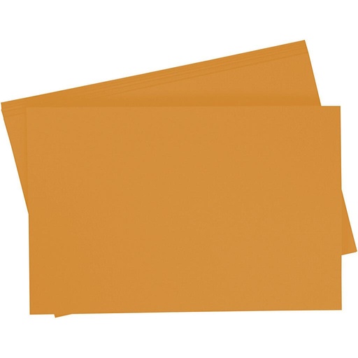 [0657#76] Getint papier 130g/m², 50x70cm, 10 vellen, terracotta