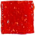 [FOL55#20] Mosaïques en verre, 10x10mm, 200g/300 pces, Rouge Vif