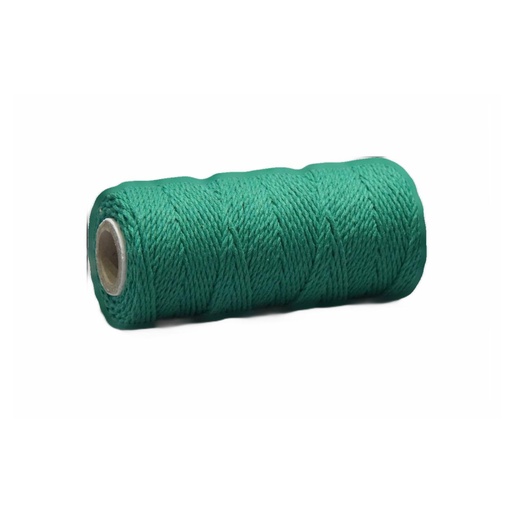 [31629#02] Katoenkoord, 2mm, 200gr (~75m), Middengroen