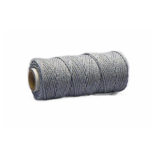 [31629#16] Corde cotton 2mm (DD), 200gr - 75m - Gris Clair