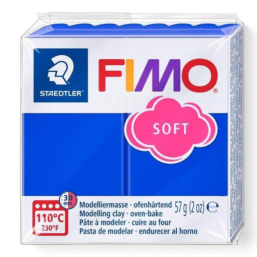 [S8020S#33] Fimo effect boetseerklei, 57gr - azuurblauw