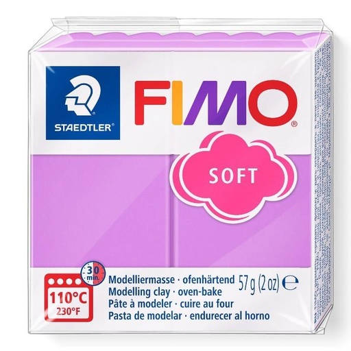 [S8020S#62] Fimo effect boetseerklei, 57gr - lavendel