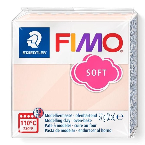 [S8020S#43] Fimo effect boetseerklei, 57gr - licht beige