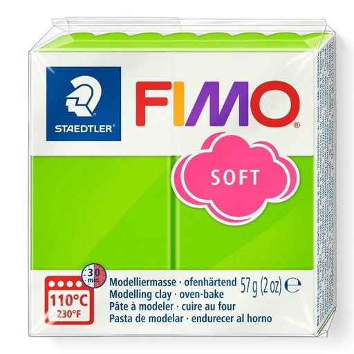 [S8020S#50] Fimo effect boetseerklei, 57gr - appelgroen
