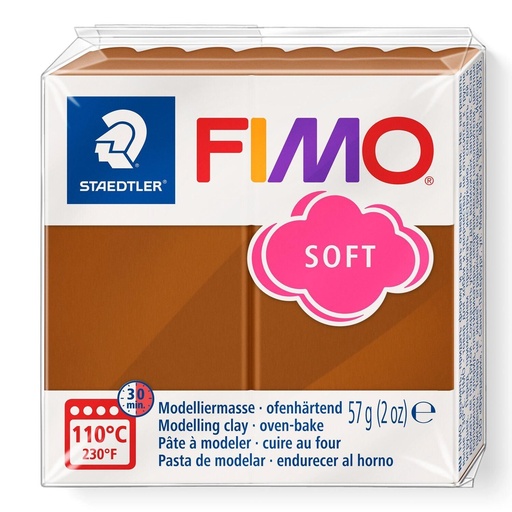 [S8020S#7] Fimo effect boetseerklei, 57gr - caramel