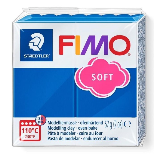 [S8020S#37] Fimo effect boetseerklei, 57gr - echtblauw