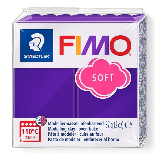 [S8020S#63] Fimo effect boetseerklei, 57gr - pruim