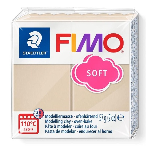 [S8020S#70] Fimo effect boetseerklei, 57gr - sahara
