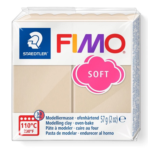 [S8020S#70] Fimo effect boetseerklei, 57gr - sahara