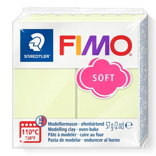 [S8020S#105] Fimo effect boetseerklei, 57gr - vanille