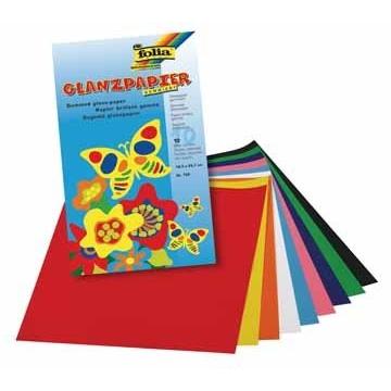 [FOL7100] Papier lisse non gommé, 35x50cm, 50 flles, coloris assortis