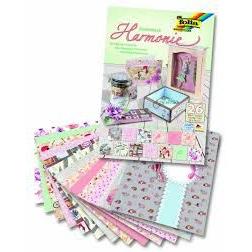 [FOL47449] Designer Pad, 24x34cm, assortiment 26 vellen - HARMONY