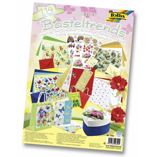 [FOL942] Creativiteitspakket CREATIVE, 114 onderdelen