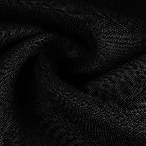 [8413#99] Handwerkjute 130 cm - Zwart