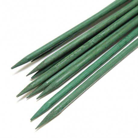 [241044] Bloemenstokjes geïmpregneerd groen, 40cm - 25 stuks