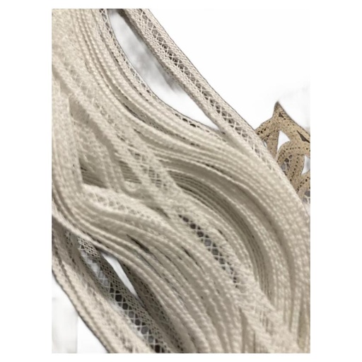 [605005-W] Lacetlint Wit - 0.5 cm, 50 m