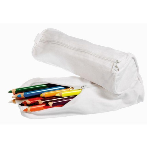 [925134] Pennenzak 25 cm, 100% Katoen - Wit
