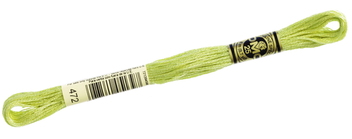 [DMC117MC#472] DMC 117 Mouliné Spécial, fil à broder, boîte à 12 écheveaux, coloris 472