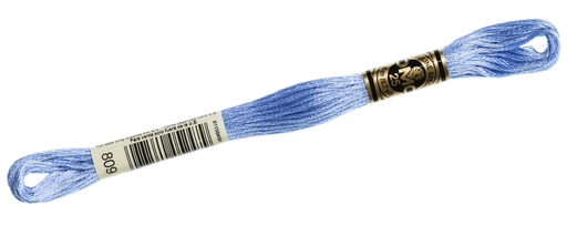 [DMC117MC#809] DMC 117 Mouliné Spécial, fil à broder, boîte à 12 écheveaux, coloris 809
