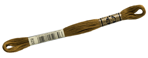 [DMC117MC#829] DMC 117 Mouliné Spécial, borduurgaren, doos met 12 strengen, kleur 829