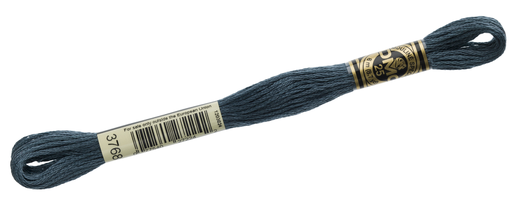 [DMC117MC#3768] DMC 117 Mouliné Spécial, fil à broder, boîte à 12 écheveaux, coloris 3768
