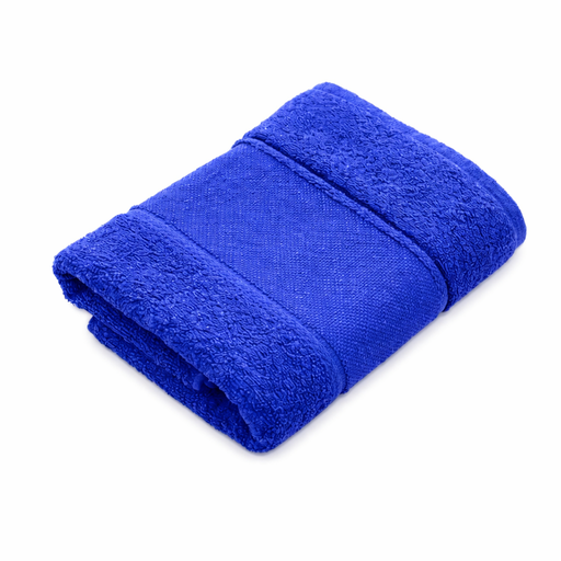 [B12270HT#06] Serviette de bain galon aida 50x100cm, bleu royal